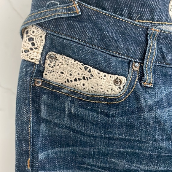 Free people patch/distressed Jeans - Picture 4 of 10